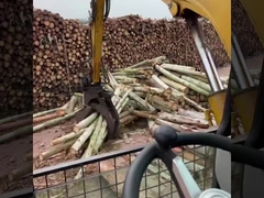 Grapple di escavatore secchio di legno idraulico 360 Log Grapple e Stone Escavatore Rotante Grapple