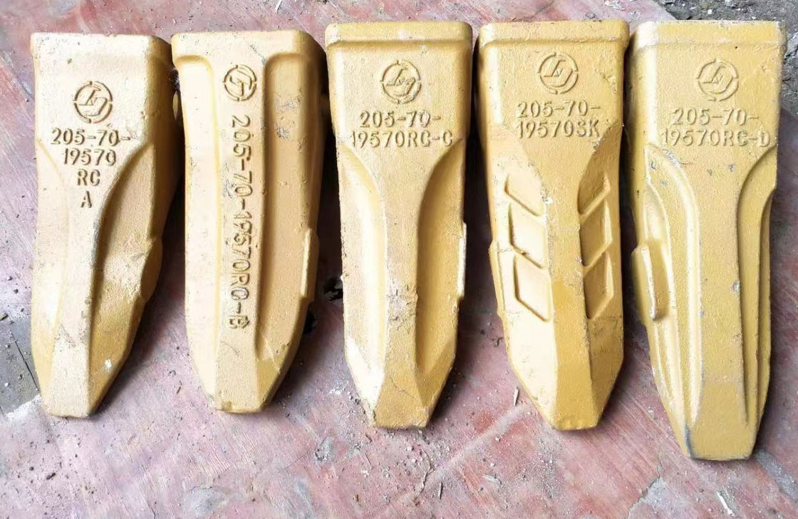 PC200 Scavatore Denti di roccia Fusione forgiata 205-70-19570 Per lavori di costruzione