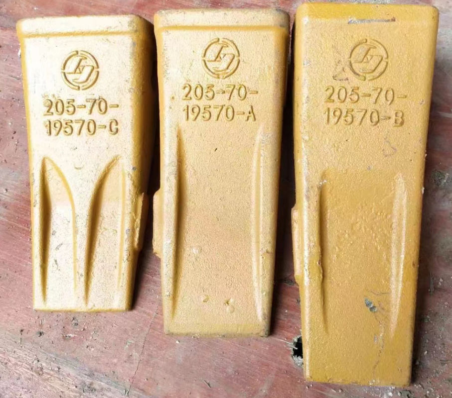 PC200 Scavatore Denti di roccia Fusione forgiata 205-70-19570 Per lavori di costruzione