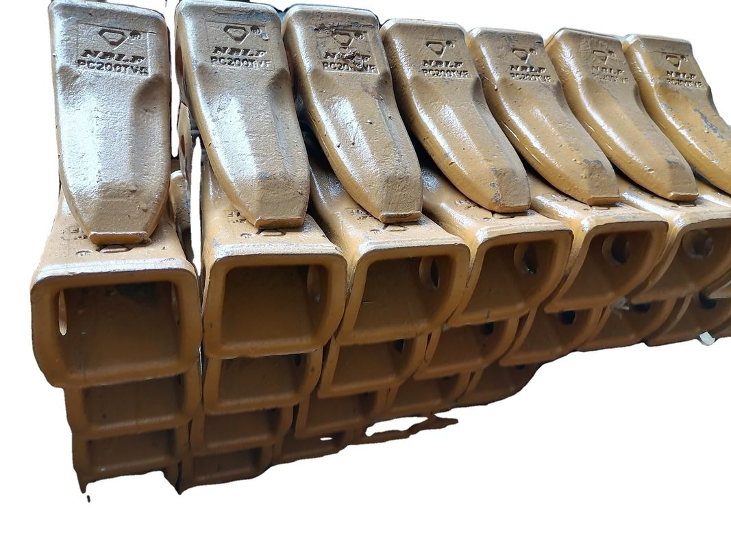 Parti di secchio di escavatore forgiato denti e adattatore per EX100-2 Max apertura mascella 500