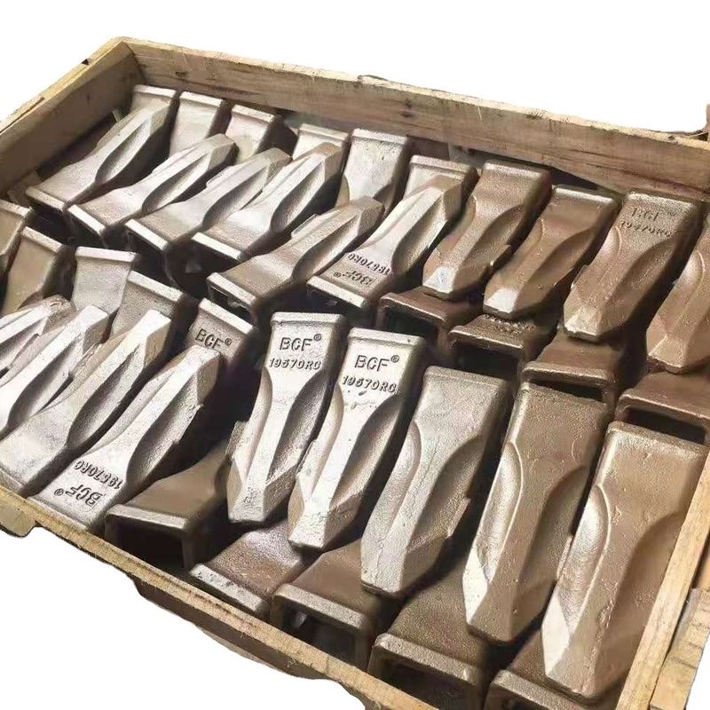 2.5cm Altezza Legatura Acciaio Escavatore Denti di secchio Denti di secchio Forgiati