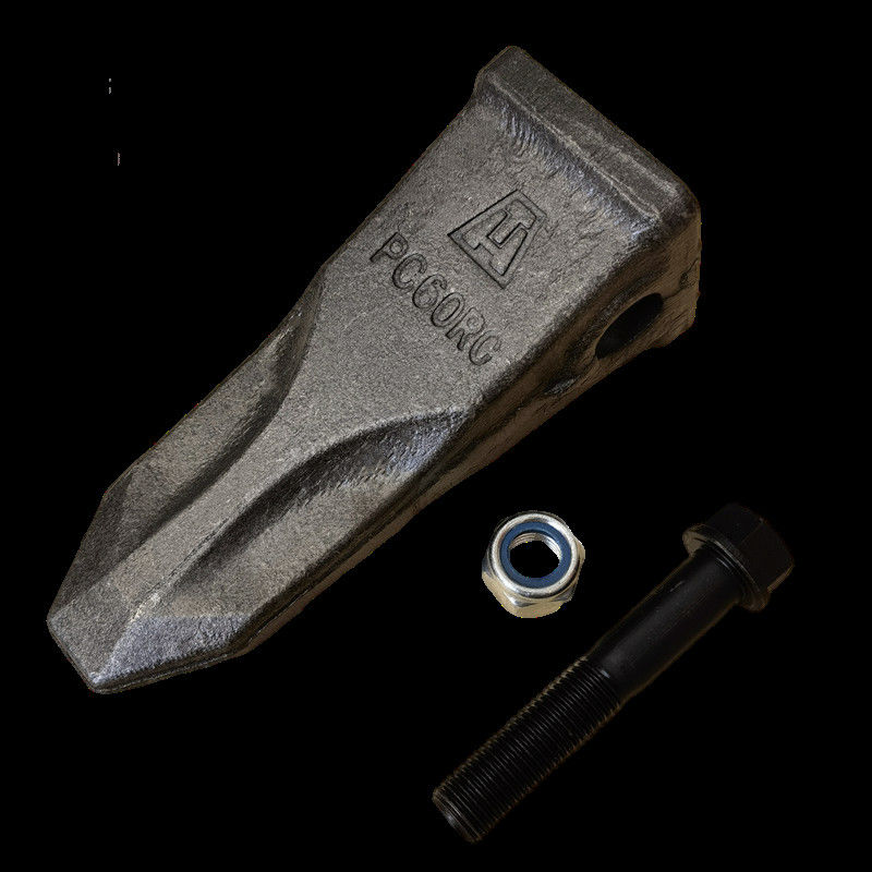 Forgiazione di denti di secchio di ferro PC60 denti di roccia per secchio di escavatore