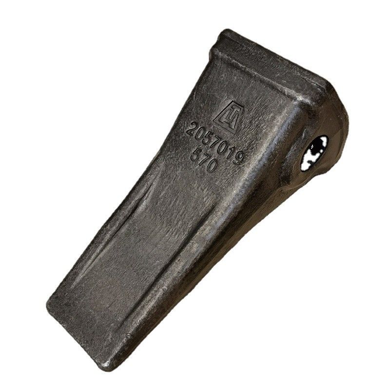 Denti di secchio per escavatori di ferro forgiato rigido PC200 2057019570 Denti di secchio per adattatori