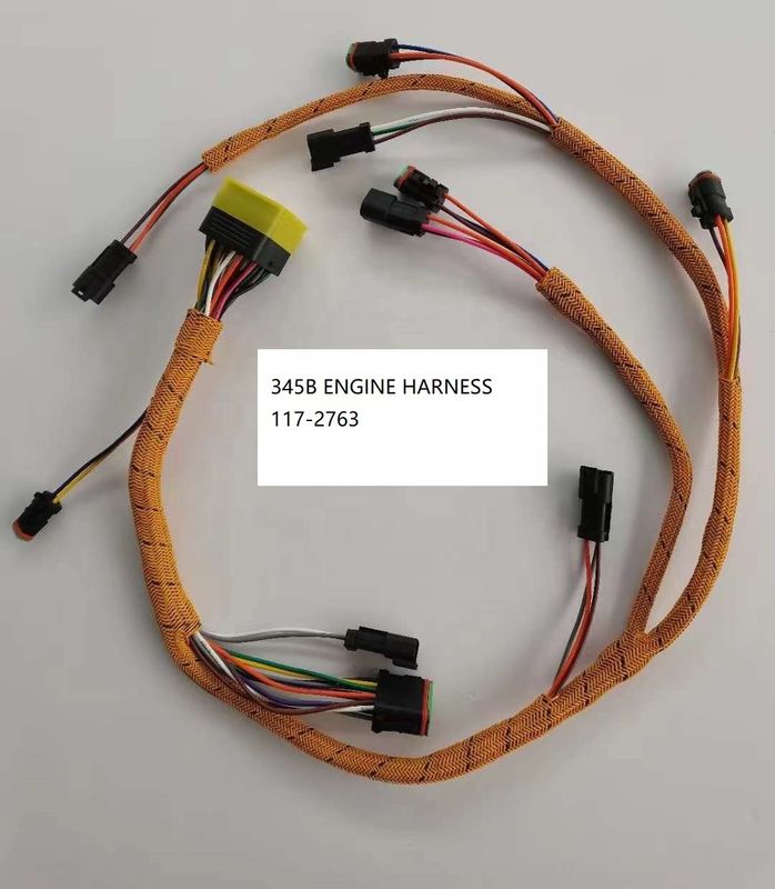 Linea dell'escavatore C6.4 C13 345d C4.4 345B 117-2763 145-0176 Arnesso del cablaggio del motore