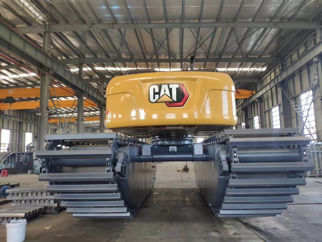 Pontoon anfibio galleggiante per scavatori idraulici personalizzati utilizzato per 320D 320C SY215 PC200
