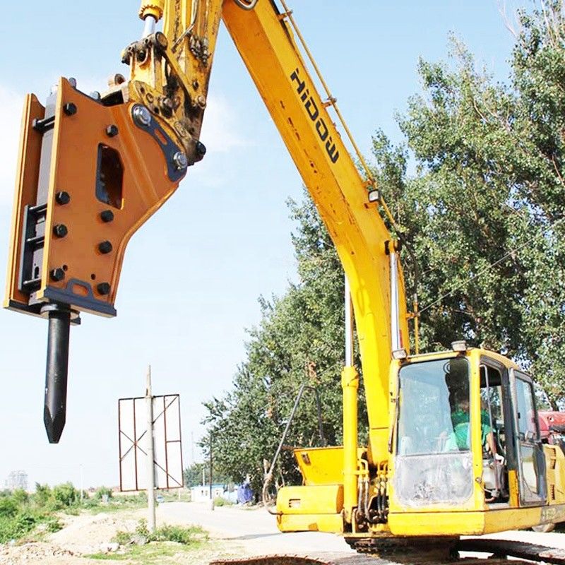 Ingrosso Diametro68 100 140 185 mm Escavatore ad alta frequenza Concreto Vibrazione Pietra Macchina di rottura idraulica Jack Hamm