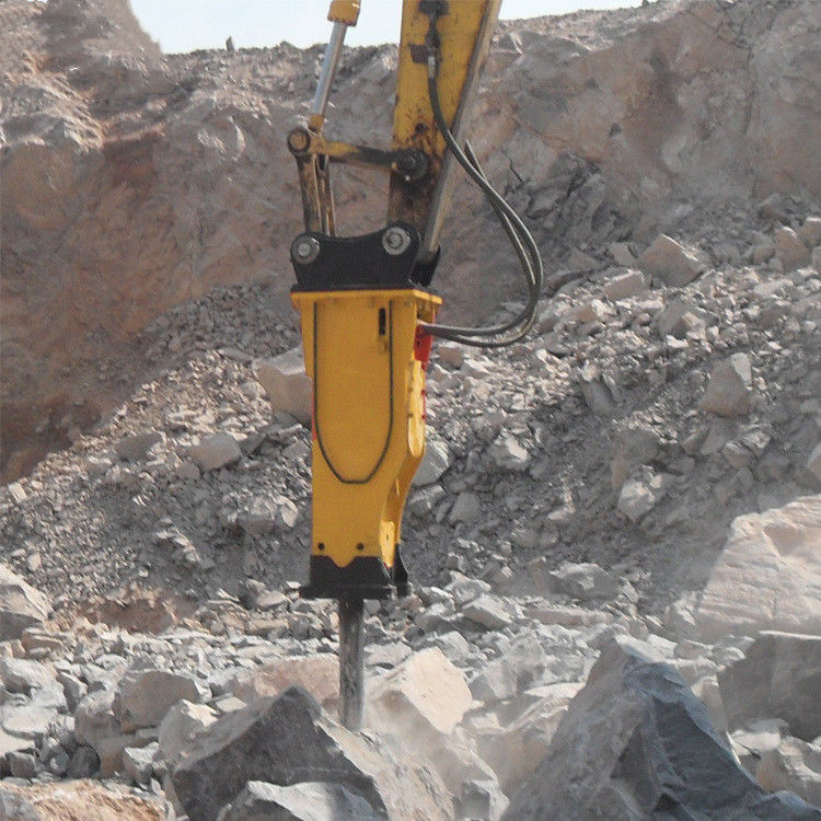 Costruzione di escavatori Concreto Demolizione di rocce Martello Rompante Demolizione Foratura Hyundai Martello idraulico