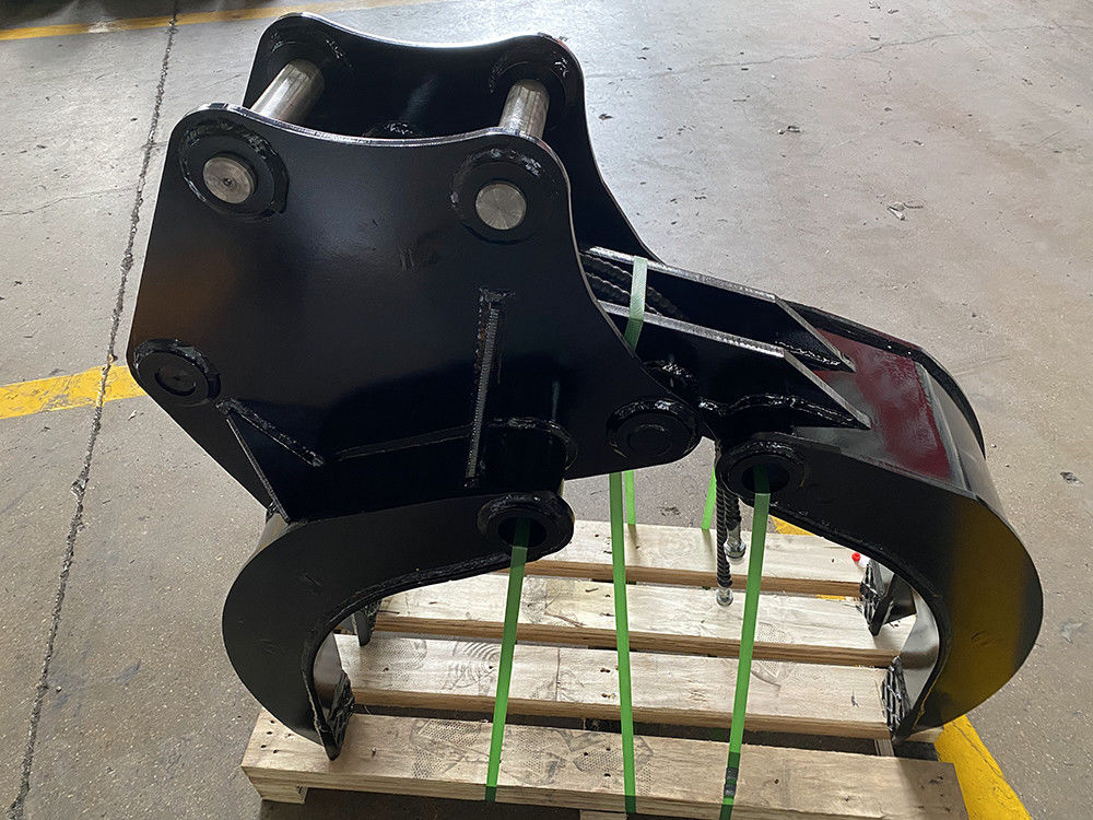 Grapple di escavatore secchio di legno idraulico 360 Log Grapple e Stone Escavatore Rotante Grapple