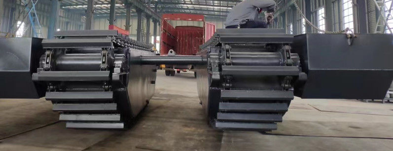 Pontoon galleggiante per escavatori utilizzato per escavatori anfibi