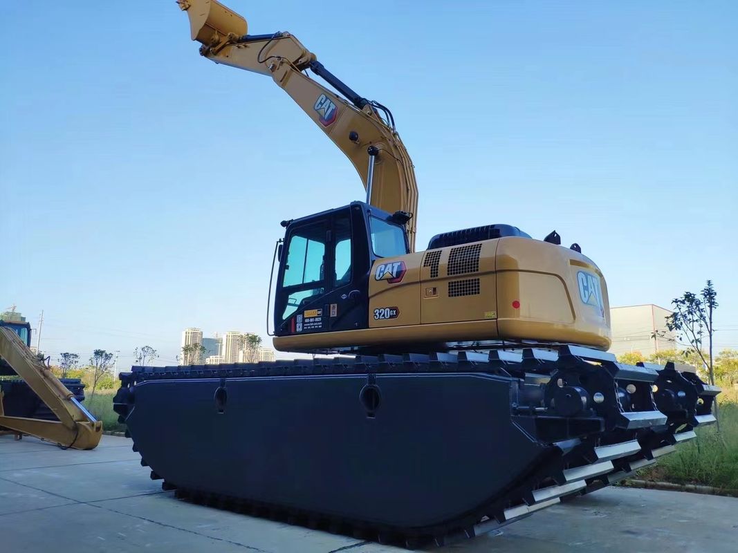 Cuttomizzato anfibio Baggy Bagga Excavator Pontoon galleggiante Q355b Personalizzato per escavatore Sy135