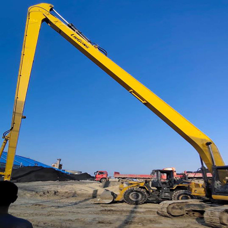 Barattolo a tre sezioni per estensione del braccio di demolizione del boom T telescopico a lunga portata utilizzato per scavatori