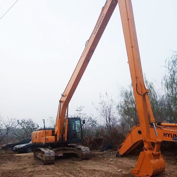 Barattolo a tre sezioni per estensione del braccio di demolizione del boom T telescopico a lunga portata utilizzato per scavatori