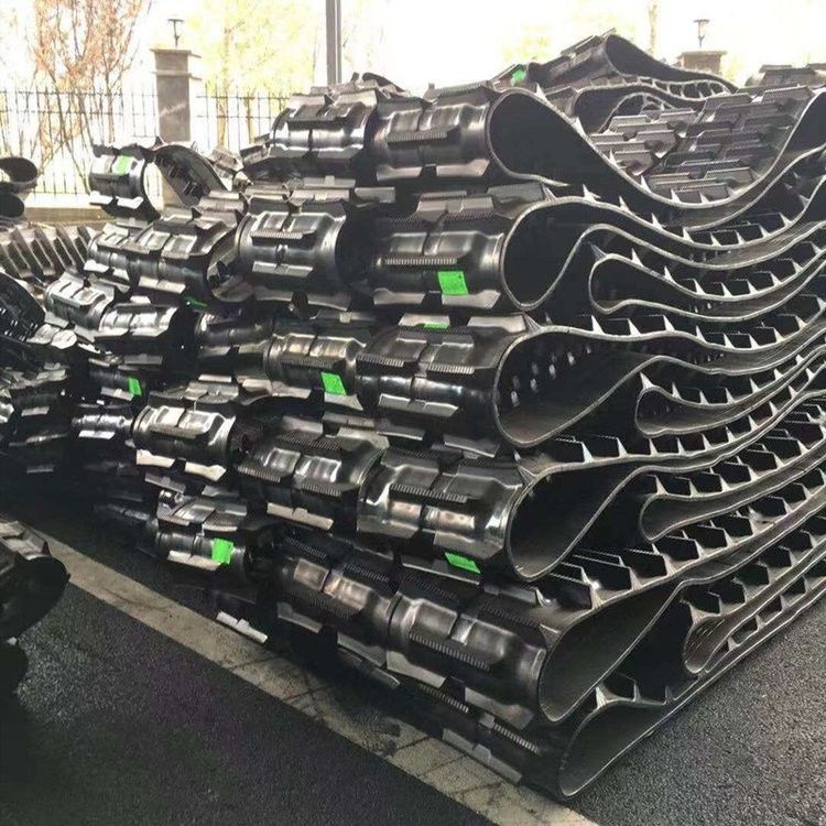Prezzo basso Alta qualità resistente all'usura pesante resistenza scavatori macchine parte 400x72.5Wx76 pista di gomma da striscio