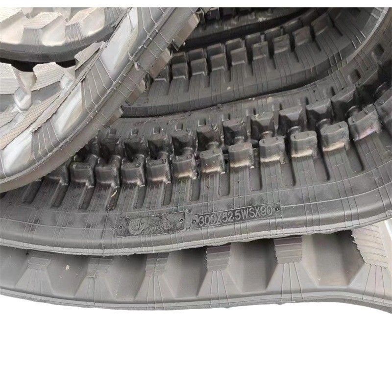 Prezzo basso Alta qualità resistente all'usura pesante resistenza scavatori macchine parte 400x72.5Wx76 pista di gomma da striscio