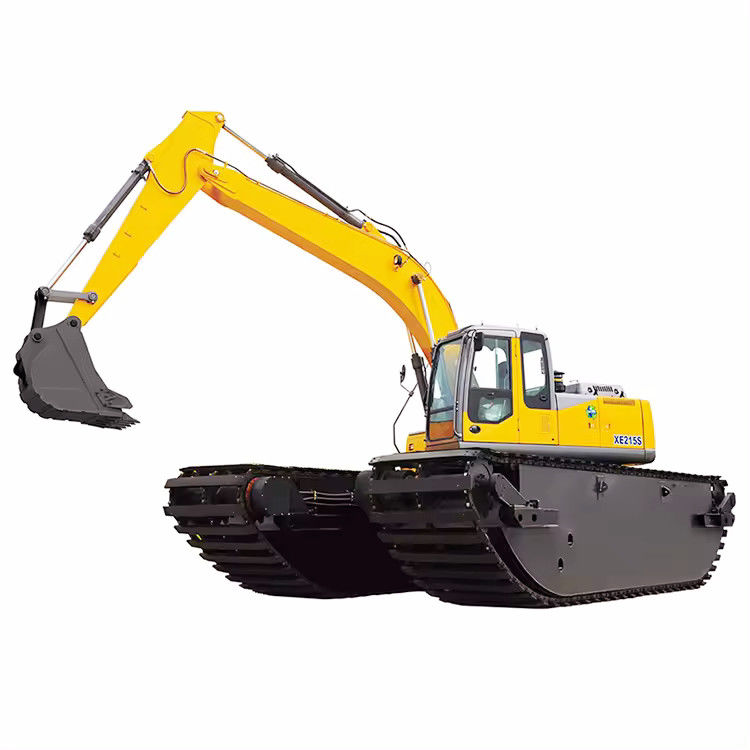 Escavatore anfibio galleggiante su misura Pontoon Q355B Subcarriage Water Track utilizzato per l'escavatore
