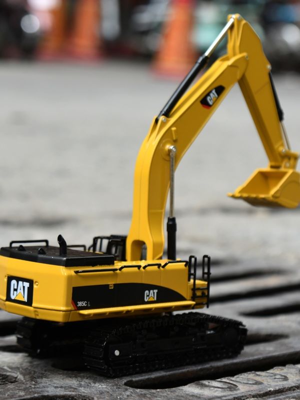 Carter CAT385C modello di escavatore in lega metallica ingegneria del suolo simulazione originale ornamenti per auto a mano