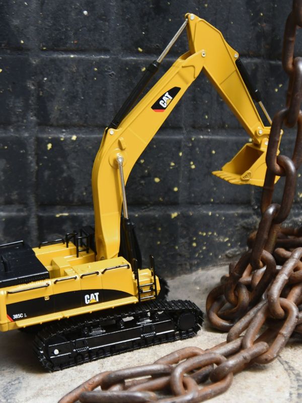 Carter CAT385C modello di escavatore in lega metallica ingegneria del suolo simulazione originale ornamenti per auto a mano