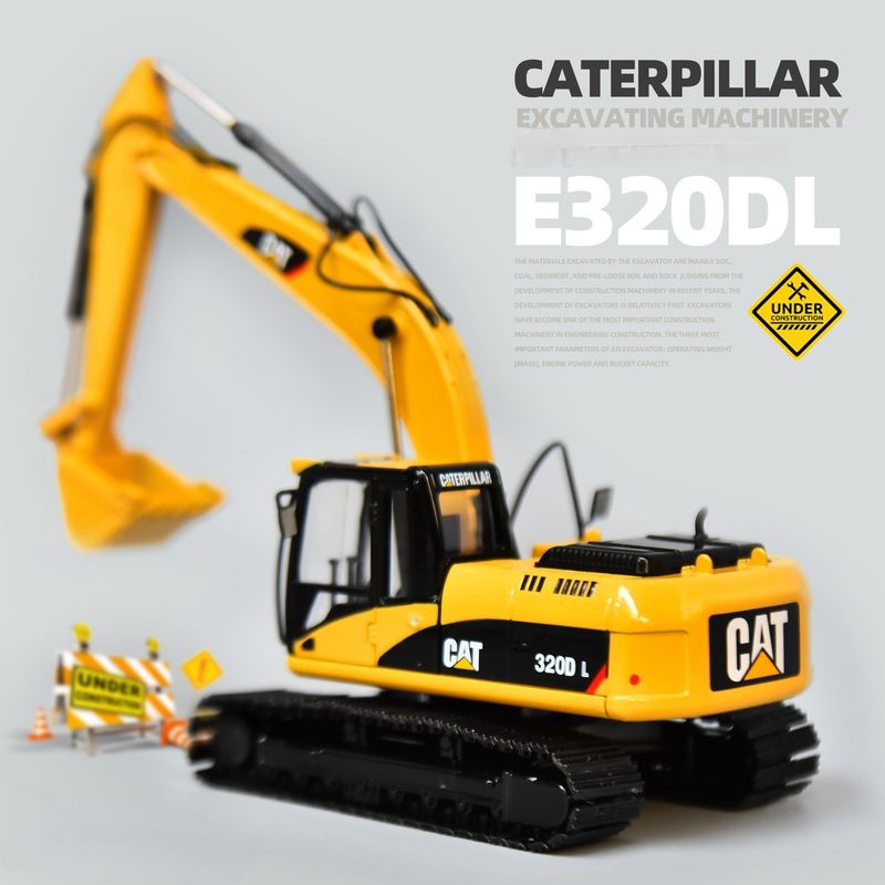 Carter CAT320DL escavatore modello originale di lega simulazione ingegneria decorazione del veicolo collezione di pezzi a mano ornamenti