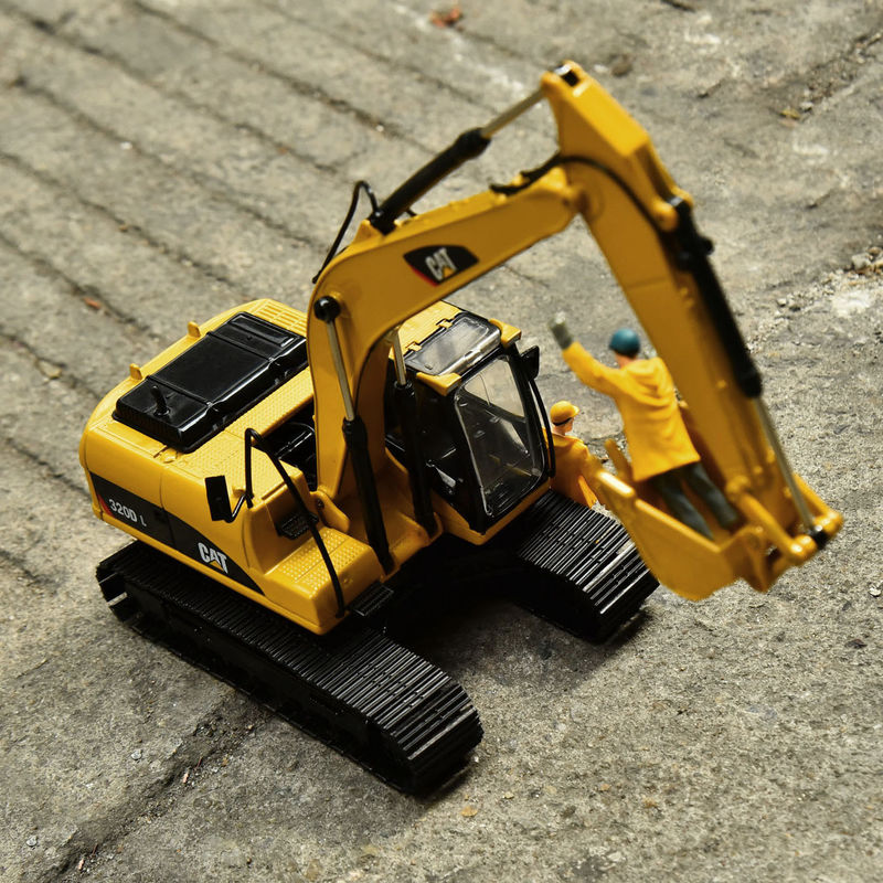Carter CAT320DL escavatore modello originale di lega simulazione ingegneria decorazione del veicolo collezione di pezzi a mano ornamenti
