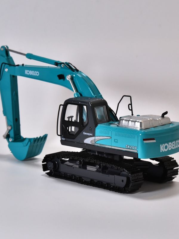 Modello di escavatore KOBELCO originale simulazione auto di lega di metallo Shinko SK200 decorazione non giocattoli