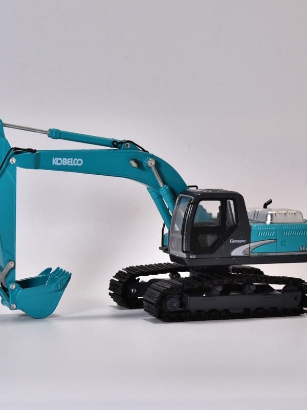 Modello di escavatore KOBELCO originale simulazione auto di lega di metallo Shinko SK200 decorazione non giocattoli