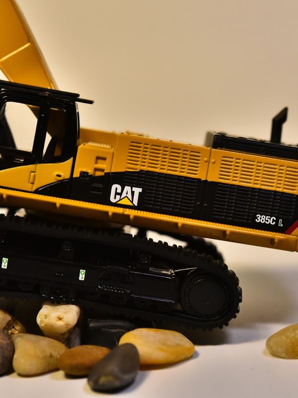 DM Carter CAT385C modello di escavatore in lega macchine di ingegneria simulazione auto ornamenti di decorazione metallica