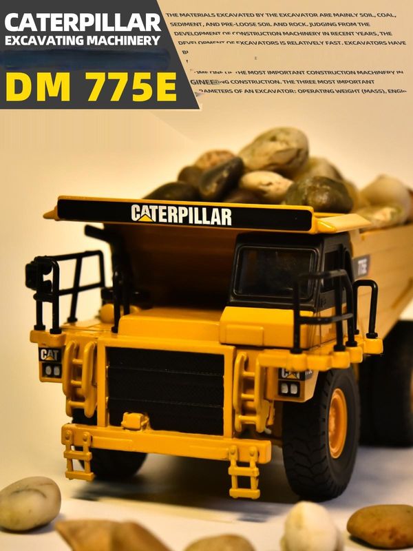 NORSCOT CAT775E Dump Truck 1/64 Scale Alloy Diecast Modello di veicolo Decorazione da collezione
