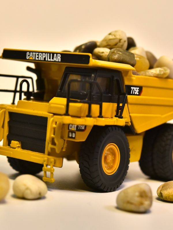 NORSCOT CAT775E Dump Truck 1/64 Scale Alloy Diecast Modello di veicolo Decorazione da collezione