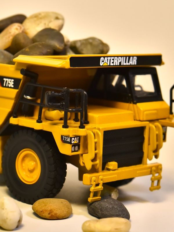 NORSCOT CAT775E Dump Truck 1/64 Scale Alloy Diecast Modello di veicolo Decorazione da collezione
