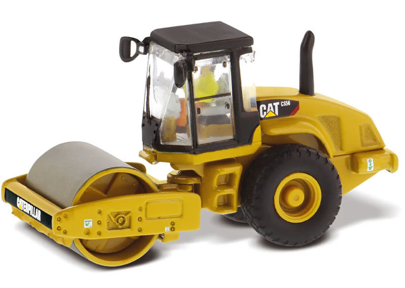 CAT CS56 Vibratore a tamburo liscio a scala 1:87 Modello di costruzione