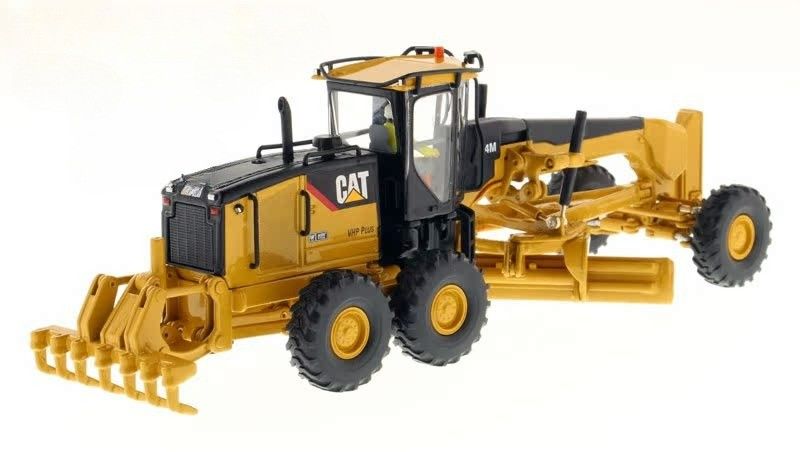 Cat 14M Motor Grader Modello 1/50 Caterpillar Grader a propulsione automatica Replica 85189