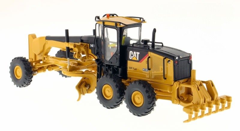 Cat 14M Motor Grader Modello 1/50 Caterpillar Grader a propulsione automatica Replica 85189