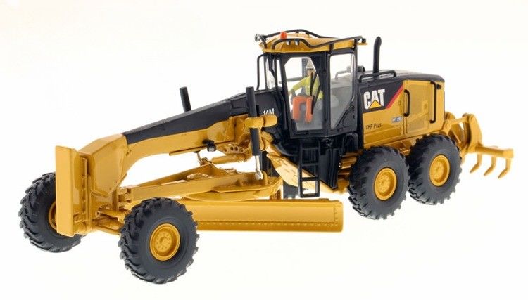 Cat 14M Motor Grader Modello 1/50 Caterpillar Grader a propulsione automatica Replica 85189