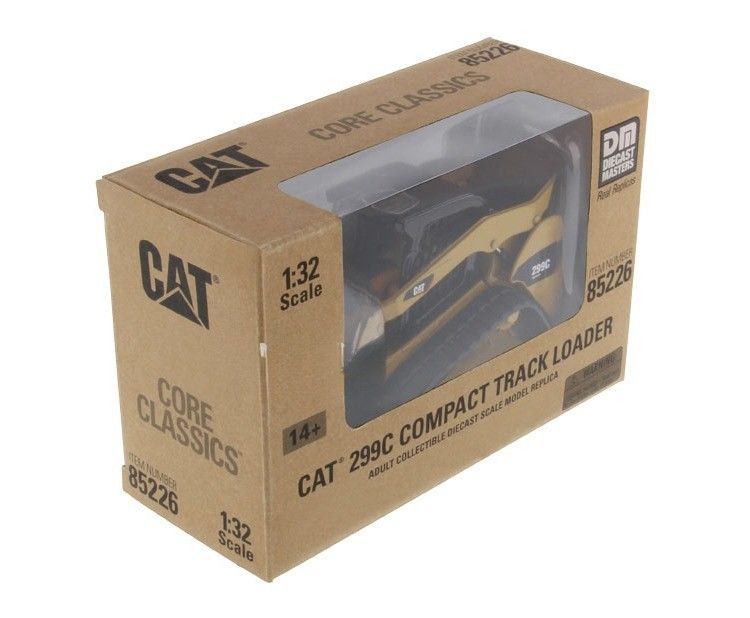 CAT 299C Compact Track Loader in legno a calcolatore a calcolatore 1/32 Scala 85226