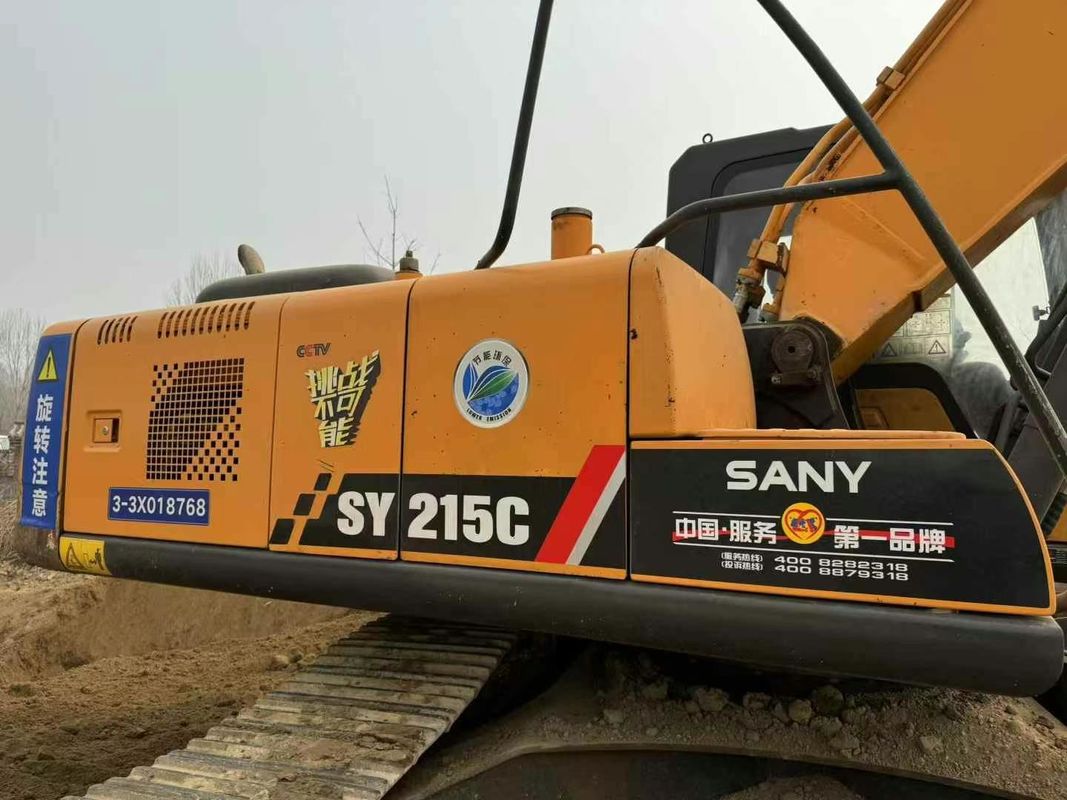 Usato Sany SY215-9 Crawler Excavator Heavy Duty Construction Machine prestazioni affidabili