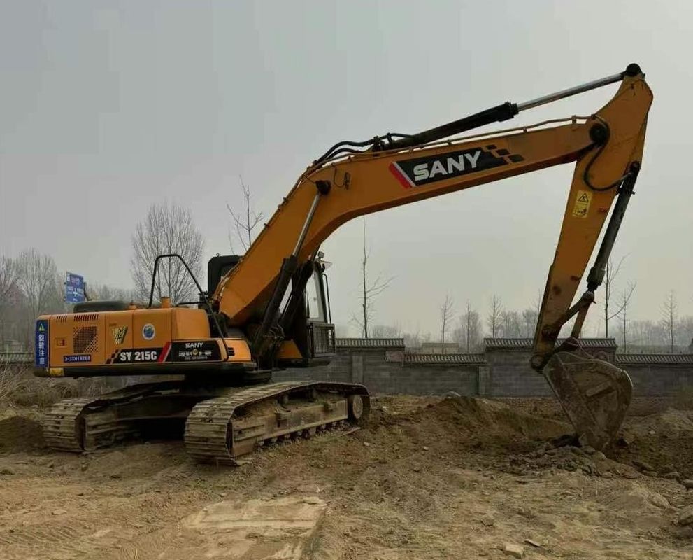 Usato Sany SY215-9 Crawler Excavator Heavy Duty Construction Machine prestazioni affidabili