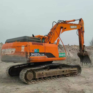Qualità utilizzata Doosan DH220-9E Escavatore da 22 tonnellate Servizio completo Storia Miniera Costruzione Traslochi terra