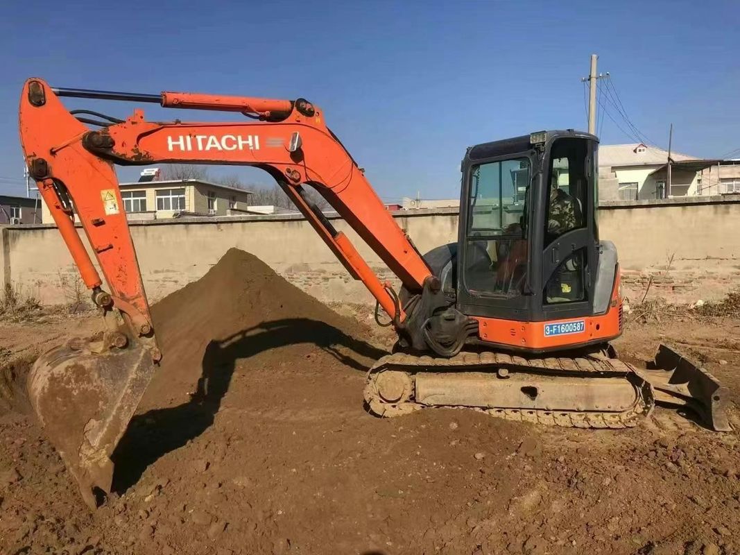 Usato mini escavatore Hitachi ZX65U 6,5 tonnellate ore basse per l'utilità di paesaggio edilizia