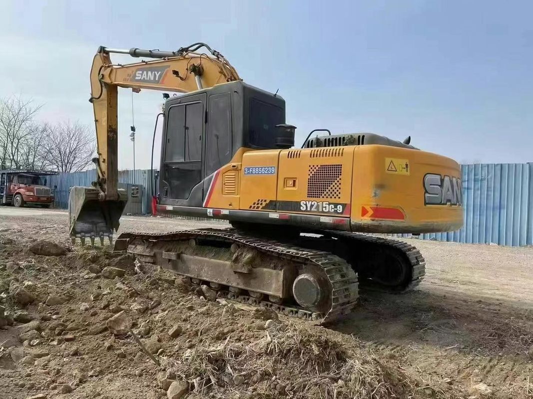 Escavatori usati SANY SY215C da 21,5 tonnellate per macchine per la costruzione mineraria e per il movimento della terra