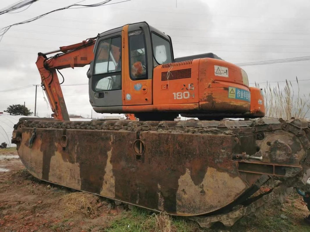 Usato 2014 Hitachi 120-6 Escavatore anfibio 12Ton Bagna CE ISO