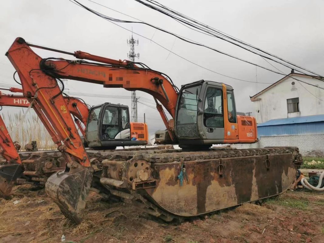 Usato 2014 Hitachi 120-6 Escavatore anfibio 12Ton Bagna CE ISO