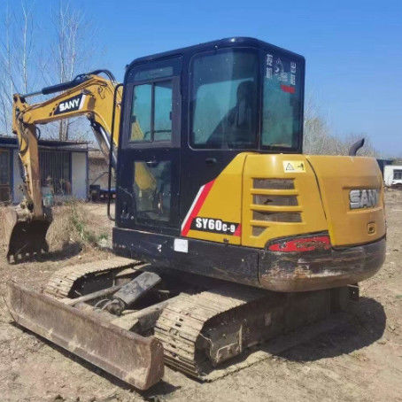 2020 SANY SY60C-9 Escavatore da 6 tonnellate 3000 ore di manutenzione CE ISO Per uso di paesaggio