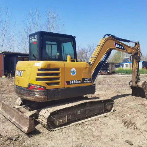 2020 SANY SY60C-9 Escavatore da 6 tonnellate 3000 ore di manutenzione CE ISO Per uso di paesaggio