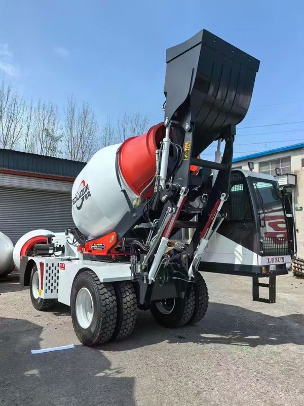 Luzun 8m3 Ready Mix Beton Mixer Truck Motore diesel CE ISO Certificato alte prestazioni