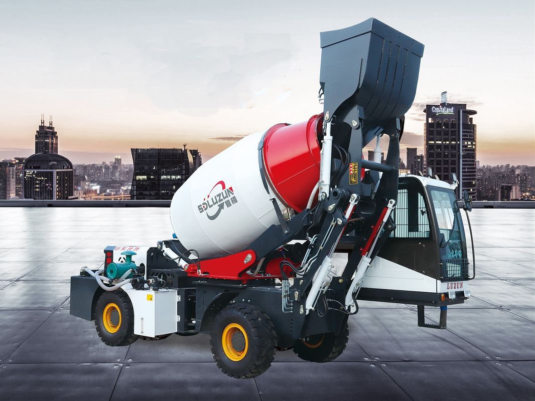 Luzun 8m3 Ready Mix Beton Mixer Truck Motore diesel CE ISO Certificato alte prestazioni