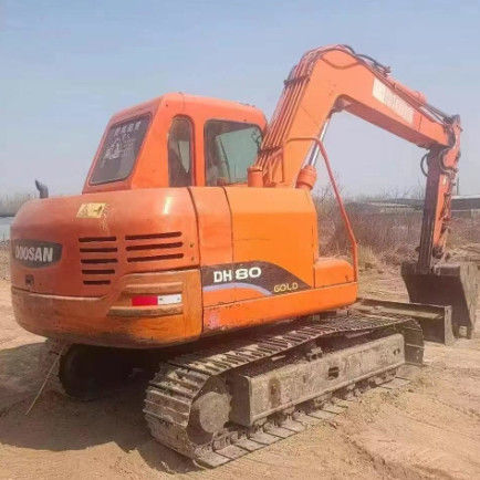 Mini escavatore Doosan DH80 usato di capacità di 8 tonnellate CE ISO per uso utilizzato nel paesaggio