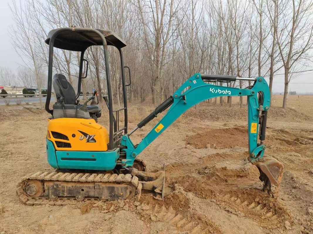 Mini escavatore Kubota U17 usato 1.7 tonnellate ben mantenuto CE ISO per uso paesaggistico