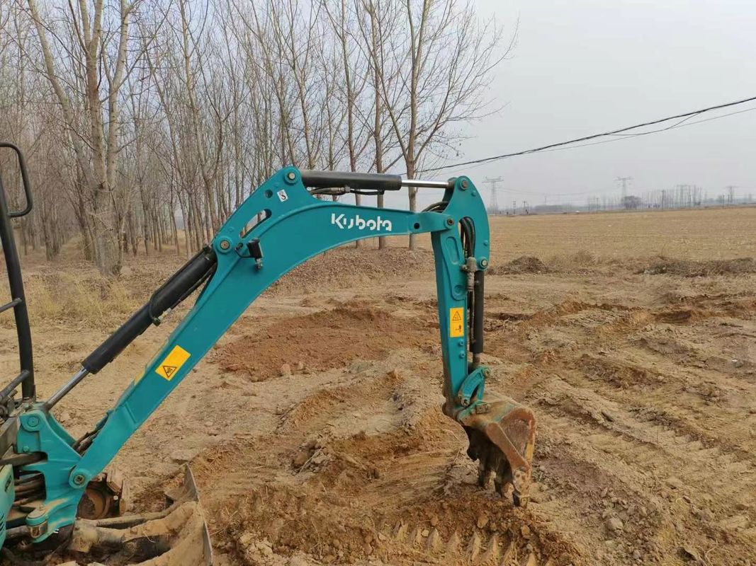 Mini escavatore Kubota U17 usato 1.7 tonnellate ben mantenuto CE ISO per uso paesaggistico