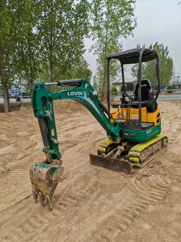 Mini escavatore Lovol FR18E2-U in buone condizioni per progetti di costruzione