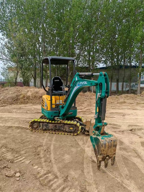 Mini escavatore Lovol FR18E2-U in buone condizioni per progetti di costruzione